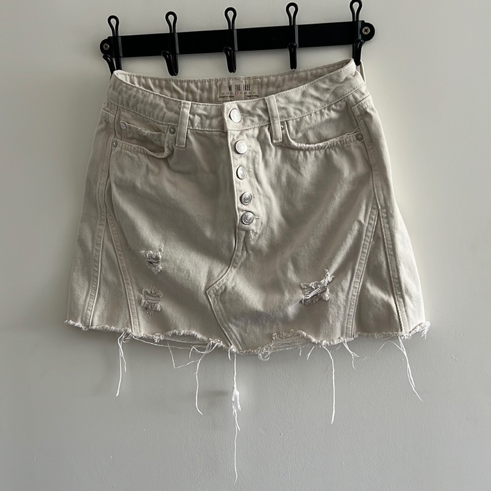 We the Free Denim Skirt